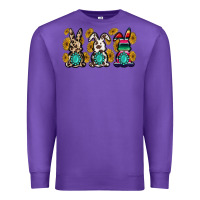 Purple western bunny Premium Sweatshirt - MaliasSmallBusiness