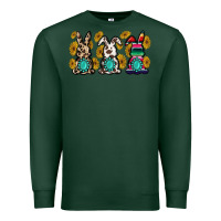 Sports Green western bunny Premium Sweatshirt - MaliasSmallBusiness