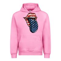Fuchsia Pink American Toungue for 4th of July Urban Hoodie - Bettercallsaul