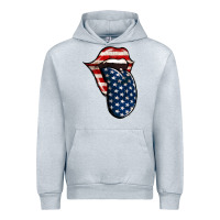 Heather Grey American Toungue for 4th of July Urban Hoodie - Bettercallsaul