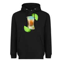 Black Tequila Shot Heavyweight Hoodie - Jasminsmagicworld