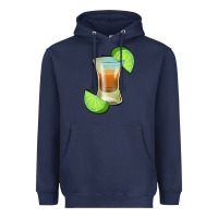 Navy Tequila Shot Heavyweight Hoodie - Jasminsmagicworld