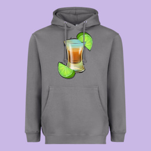 Tequila Shot Heavyweight Hoodie Designed By Jasminsmagicworld
