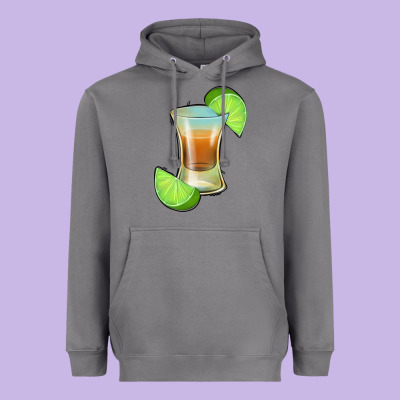 Tequila Shot Heavyweight Hoodie Designed By Jasminsmagicworld