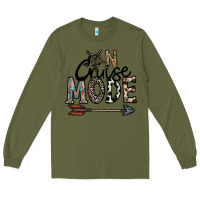 Army Green on cruise mode Long Sleeve Tee - CowhideDigitalArt