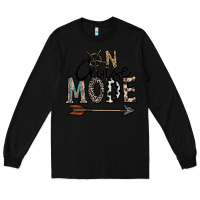 Black on cruise mode Long Sleeve Tee - CowhideDigitalArt