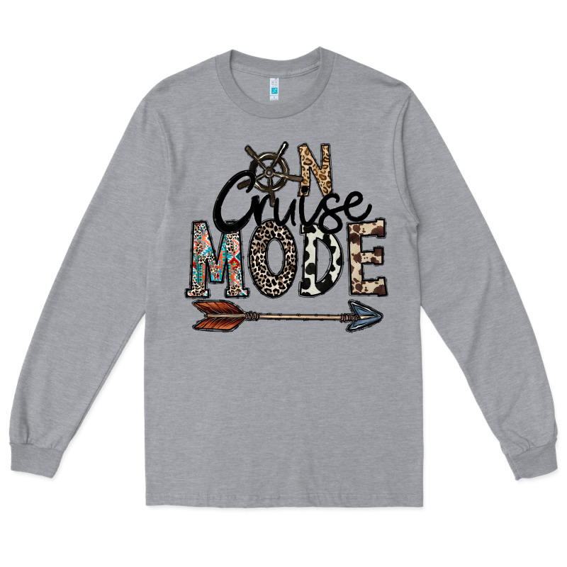 On Cruise Mode Long Sleeve Tee by CowhideDigitalArt | Teevron
