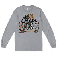 Heather Grey on cruise mode Long Sleeve Tee - CowhideDigitalArt