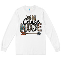 White on cruise mode Long Sleeve Tee - CowhideDigitalArt