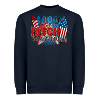 Navy boom bitch get out the way Heavyweight Sweatshirt - Zillion Design Studio