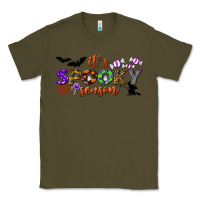 Army Green it's spooky season Classic Tee - BundleAndBundleShop