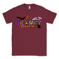 Burgundy it's spooky season Classic Tee - BundleAndBundleShop