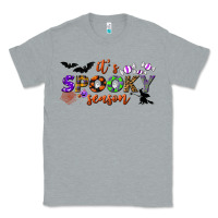 Heather Grey it's spooky season Classic Tee - BundleAndBundleShop