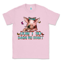 Bubblegum Pink don't go bacon my heart Classic Tee - CowhideDigitalArt