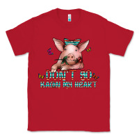 Red don't go bacon my heart Classic Tee - CowhideDigitalArt