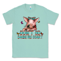 Seafoam don't go bacon my heart Classic Tee - CowhideDigitalArt