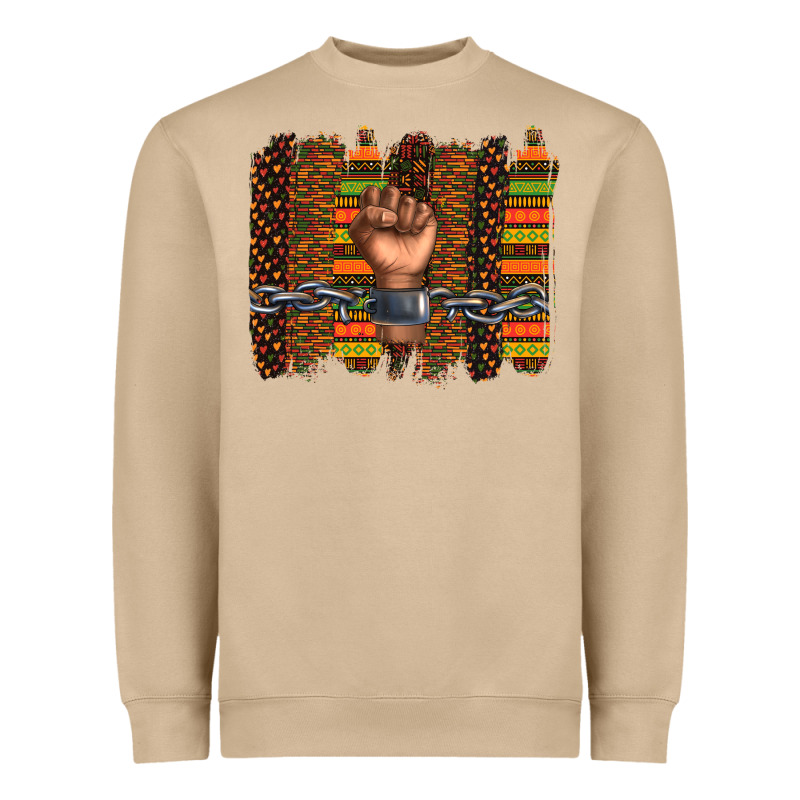 Black History Brushstroke Heavyweight Sweatshirt by texasbilliewilder | Teevron