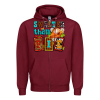 Burgundy sweeter than pie with pumpkin pie Zipper Hoodie - AdoDesignShop
