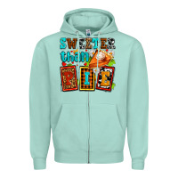Seafoam sweeter than pie with pumpkin pie Zipper Hoodie - AdoDesignShop