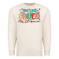 Sandshell his life saved my life Premium Sweatshirt - MaliasSmallBusiness