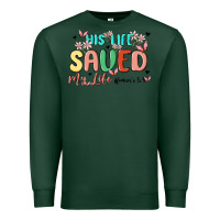 Sports Green his life saved my life Premium Sweatshirt - MaliasSmallBusiness