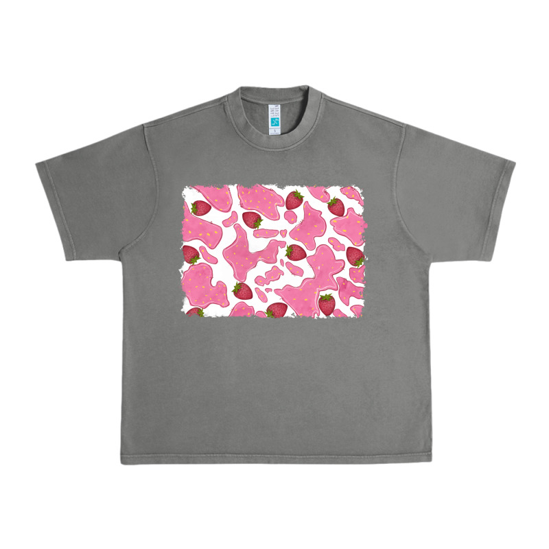 Distressed Strawberry Milkshake Cowhide Urban Heavy Tee by RanaPortraitStore | Teevron