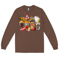 Chestnut School Bus Coffee Cups Long Sleeve Tee - FaDigitalArtStudio