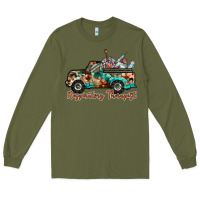 Army Green respiratory therapist truck Long Sleeve Tee - RacoonDesign