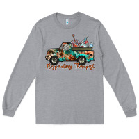 Heather Grey respiratory therapist truck Long Sleeve Tee - RacoonDesign