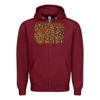 Burgundy leopard glitter background Zipper Hoodie - JahusDesignShop