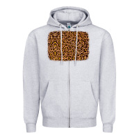 Heather Grey leopard glitter background Zipper Hoodie - JahusDesignShop