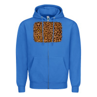 True Royal leopard glitter background Zipper Hoodie - JahusDesignShop