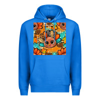 True Royal thanksgiving turkey and cone with tartan seamless pattern bbs Premium Hoodie - BundleAndBundleShop