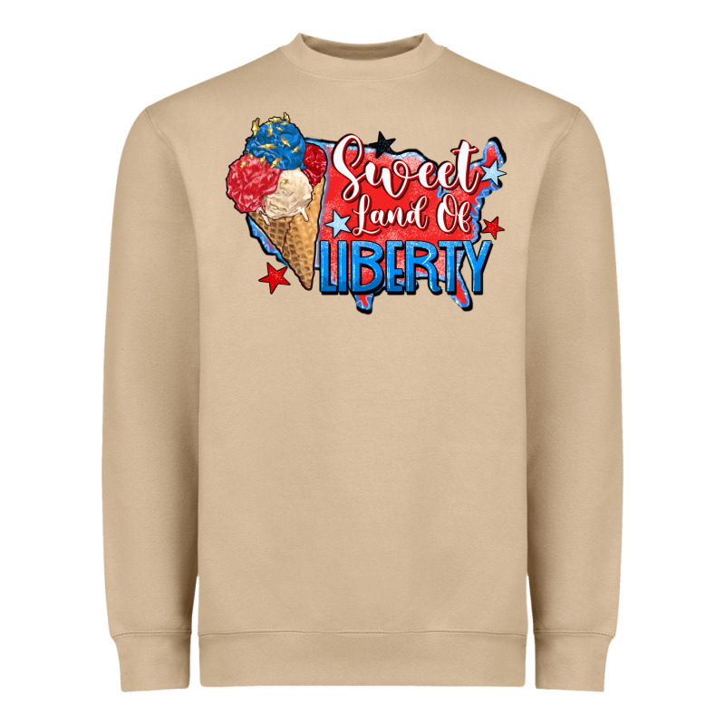 Sweet Land Of Liberty Heavyweight Sweatshirt by Zillion Design Studio | Teevron