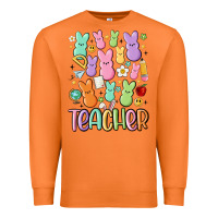 Carrot teacher bunny's Premium Sweatshirt - MaliasSmallBusiness