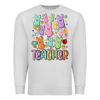 Dove Grey teacher bunny's Premium Sweatshirt - MaliasSmallBusiness