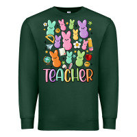 Sports Green teacher bunny's Premium Sweatshirt - MaliasSmallBusiness