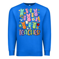 True Royal teacher bunny's Premium Sweatshirt - MaliasSmallBusiness