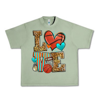 Oil Green love basketball Urban Heavy Tee - Zillion Design Studio