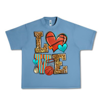 Pebble Blue love basketball Urban Heavy Tee - Zillion Design Studio