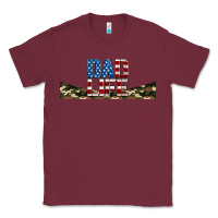 Burgundy patriotic dad life 16oz libbey cup Classic Tee - HRA Design Shop