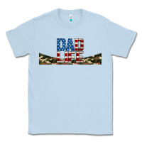 Dusty Blue patriotic dad life 16oz libbey cup Classic Tee - HRA Design Shop