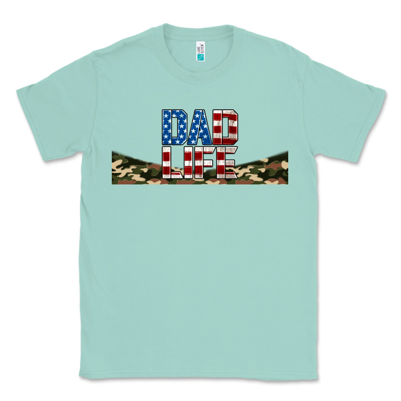 Patriotic Dad Life 16oz Libbey Cup Classic Tee by HRA Design Shop | Teevron