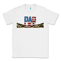 White patriotic dad life 16oz libbey cup Classic Tee - HRA Design Shop