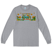 Heather Grey tx texas 16oz libbey glass Long Sleeve Tee - HRA Design Shop