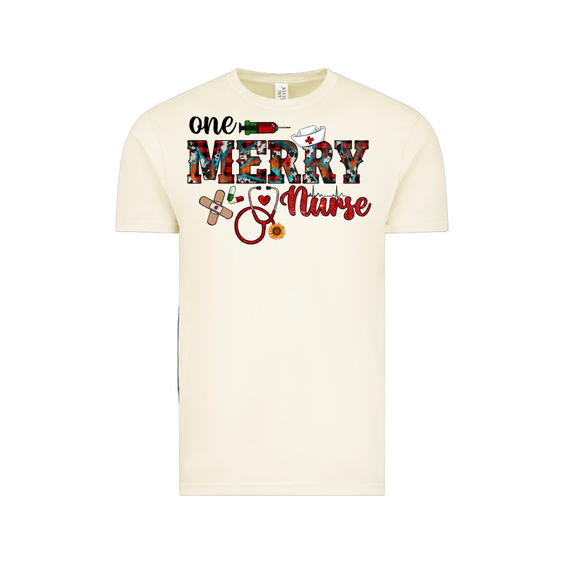 One Merry Nurse Western Vintage Tee by RanaPortraitStore | Teevron