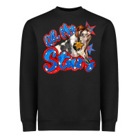 Black oh my stars pig Heavyweight Sweatshirt - Zillion Design Studio