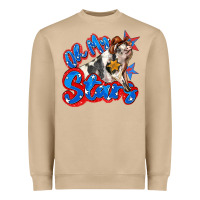 Mushroom oh my stars pig Heavyweight Sweatshirt - Zillion Design Studio