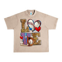 French Oak love baseball Urban Heavy Tee - Zillion Design Studio