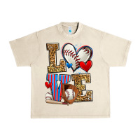 Sandshell love baseball Urban Heavy Tee - Zillion Design Studio